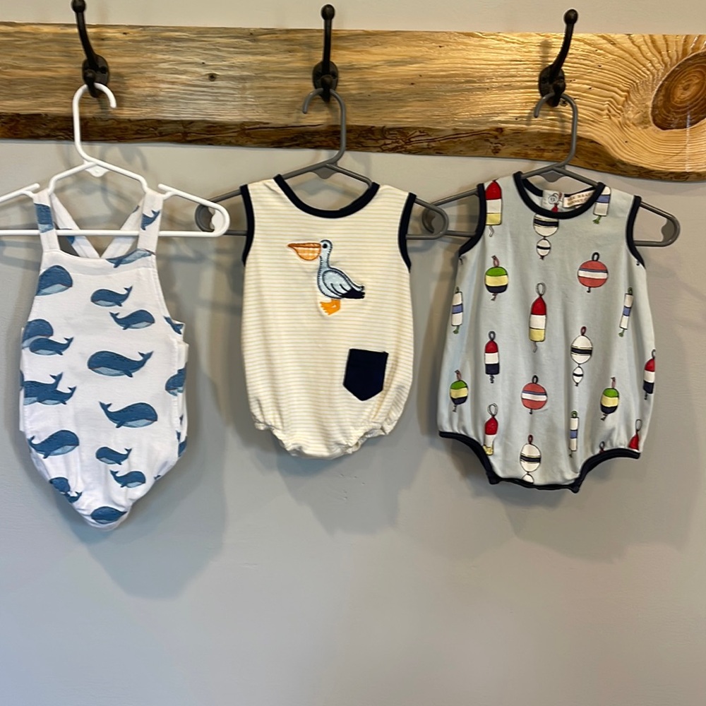 Baby Boy Bubbles (Angel Dear, TBBC, Magnolia Baby) 3-6 months